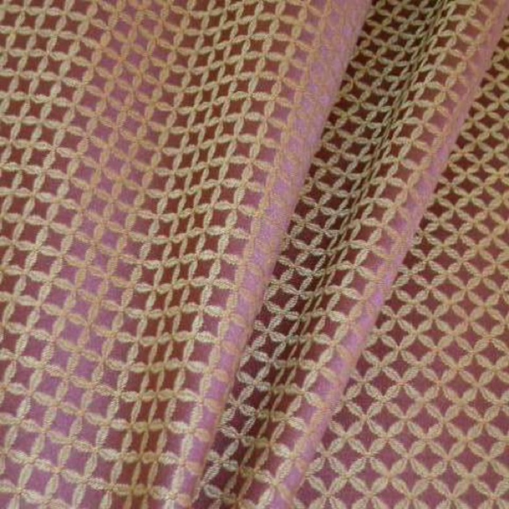 Fushia Diamond Design Prelude Fabric